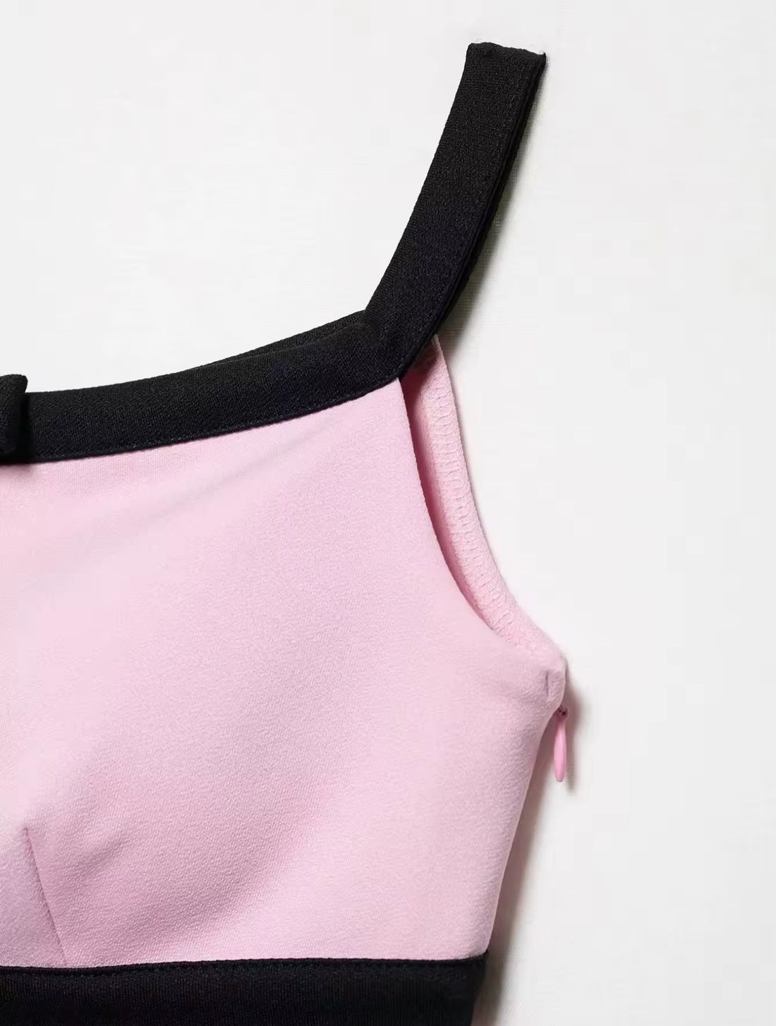 Zweiteiler Set Rosa – Crop Top & Minirock