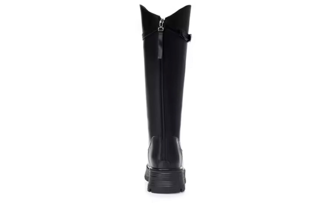 Damen Winterstiefel „Laura“ Schwarz – Gefütterte Wasserdichte Schneestiefel mit Warmfutter & Rutschfester Sohle