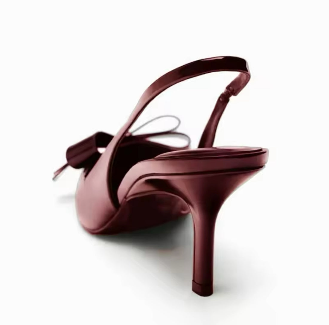 Eloria Burgundy Elegance Heels