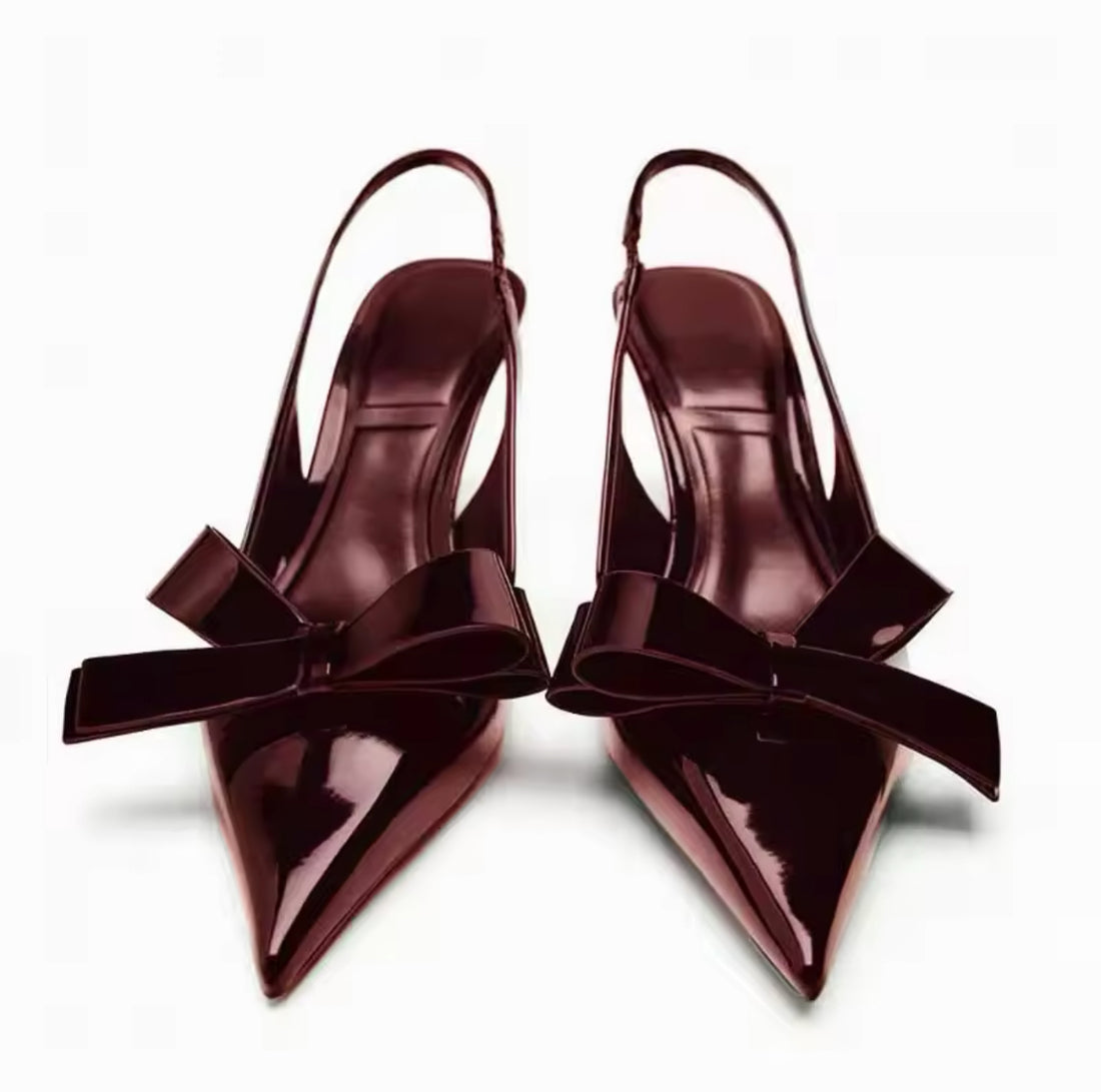 Eloria Burgundy Elegance Heels