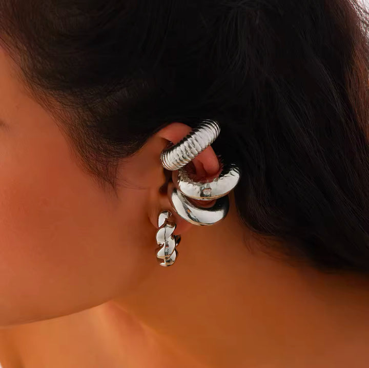 Elegante Chunky Ohrclips