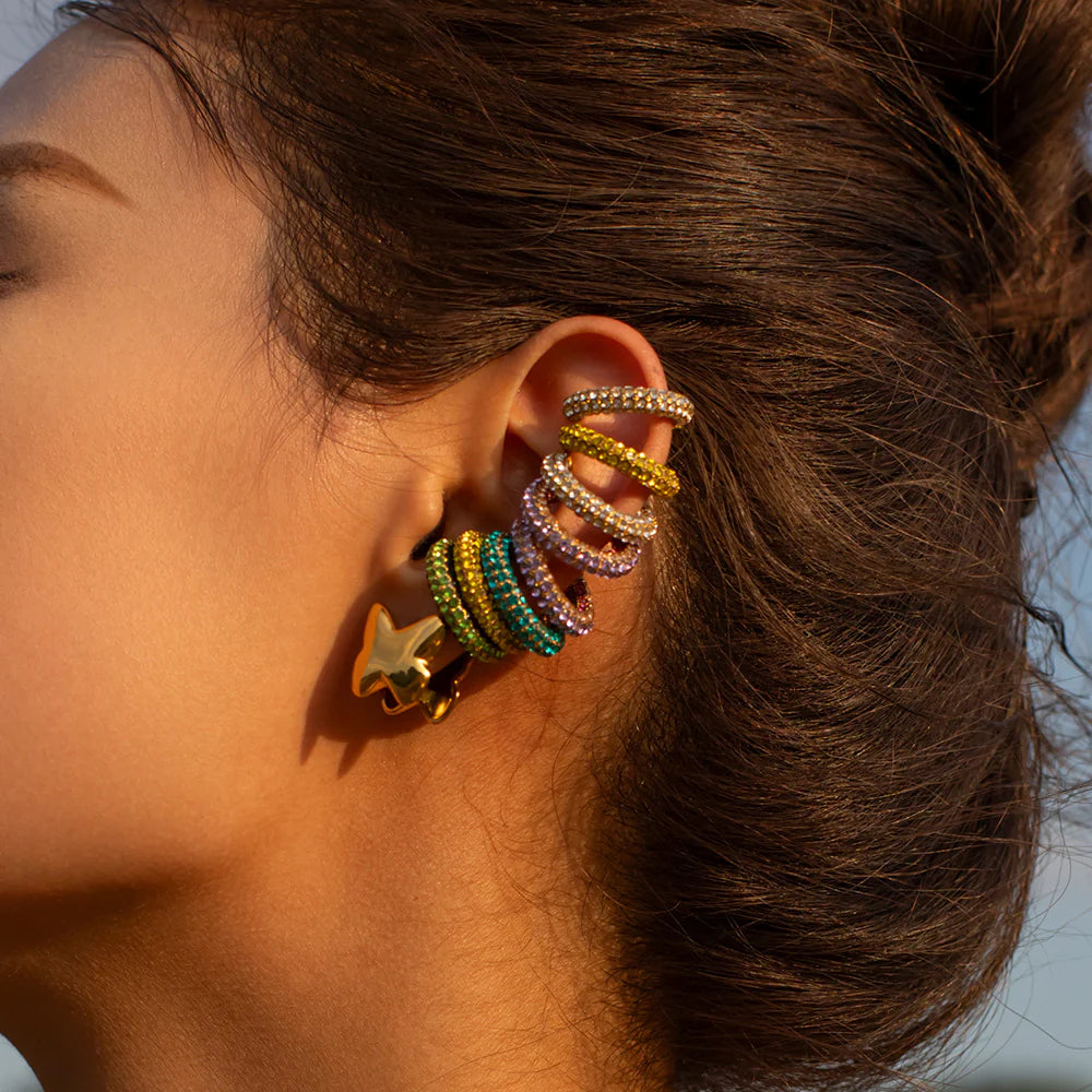 Bunte Ear Cuffs