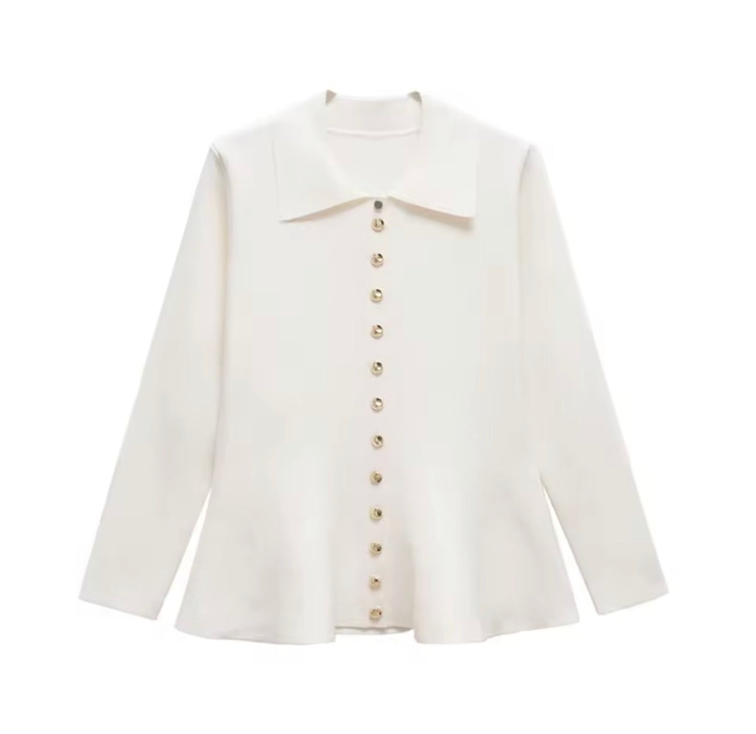 Élancé Cozy Knit – Damen Strickjacke mit Eleganz