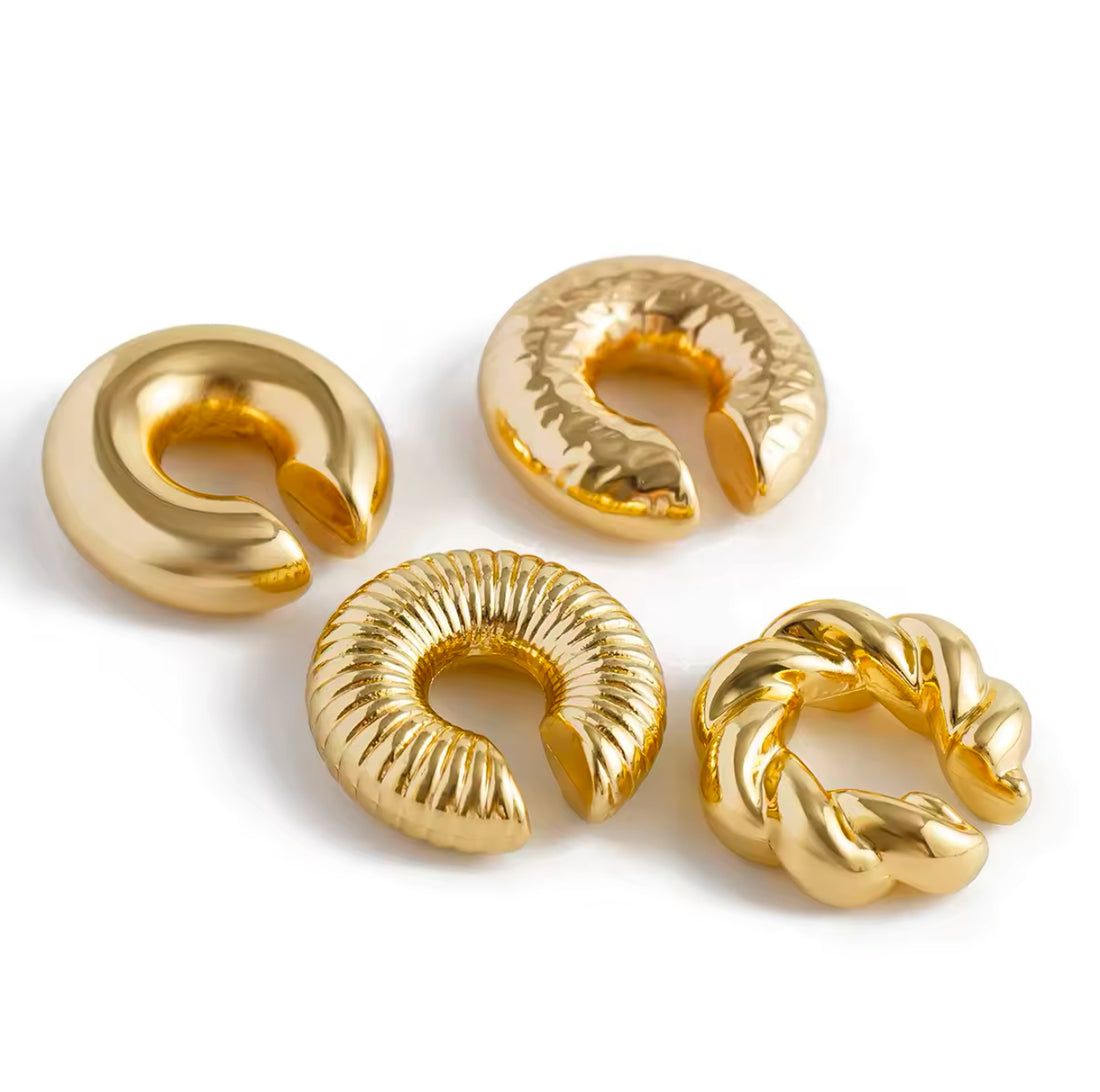 Elegante Chunky Ohrclips