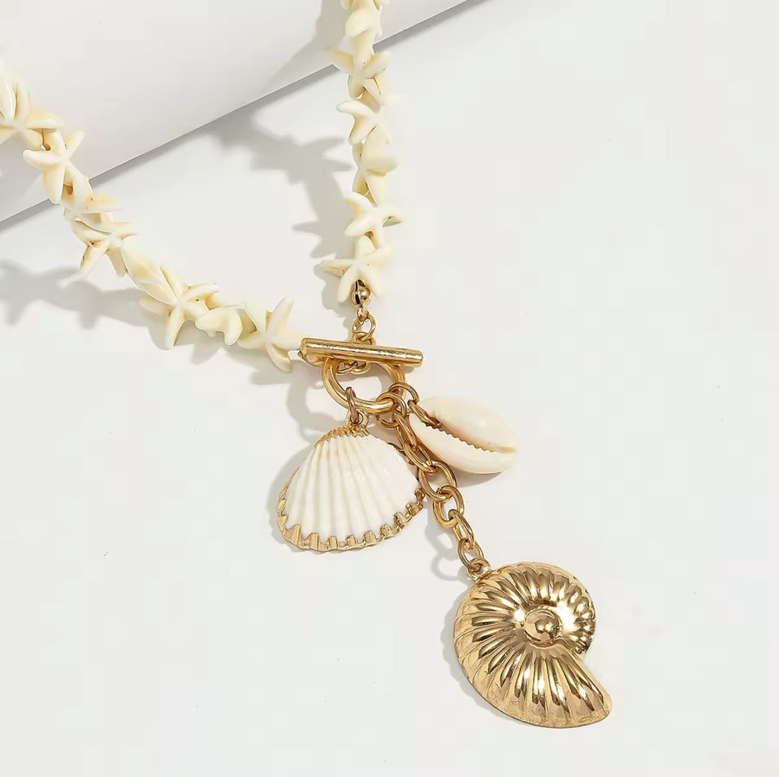 Muschel Kette – Maritimer Boho Style