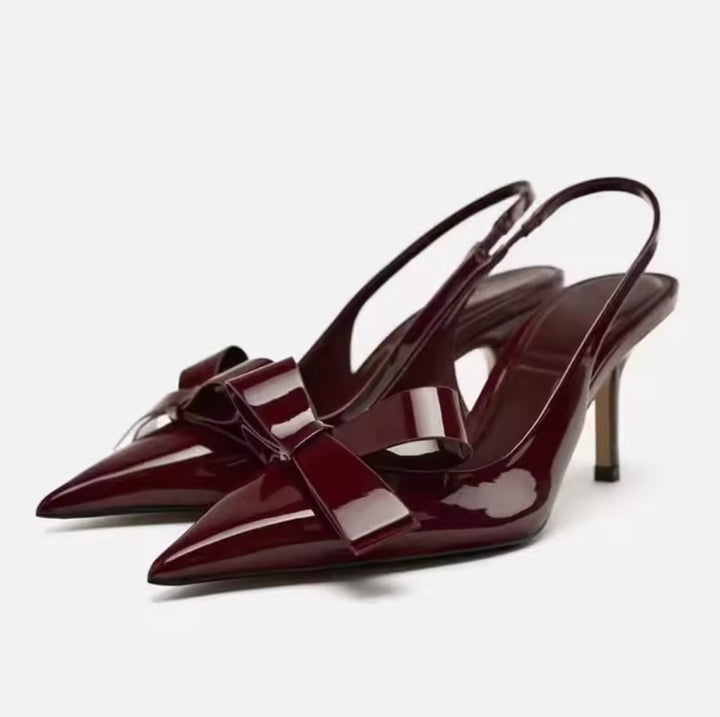 Eloria Burgundy Elegance Heels