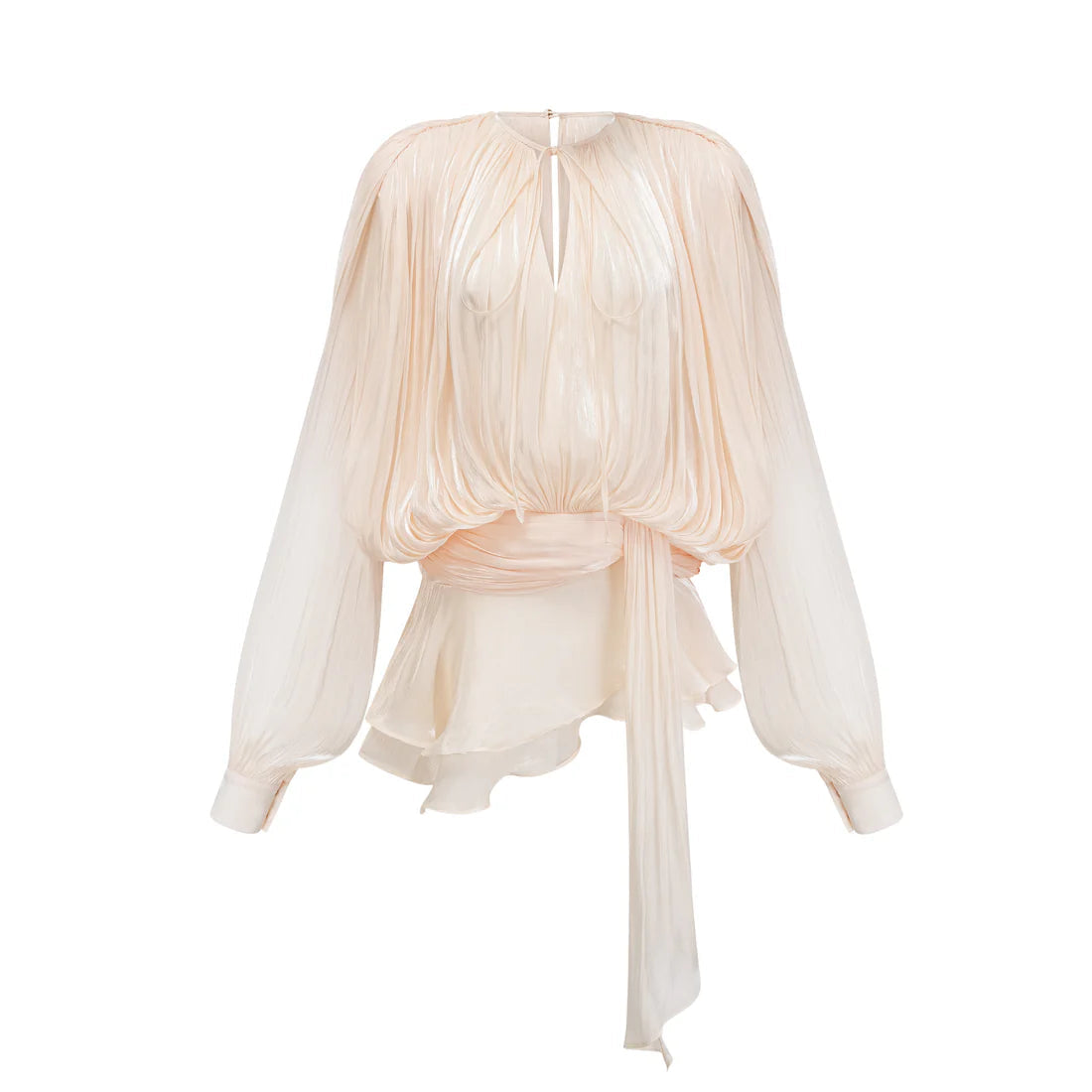 Seidenchiffon Bluse Aurora