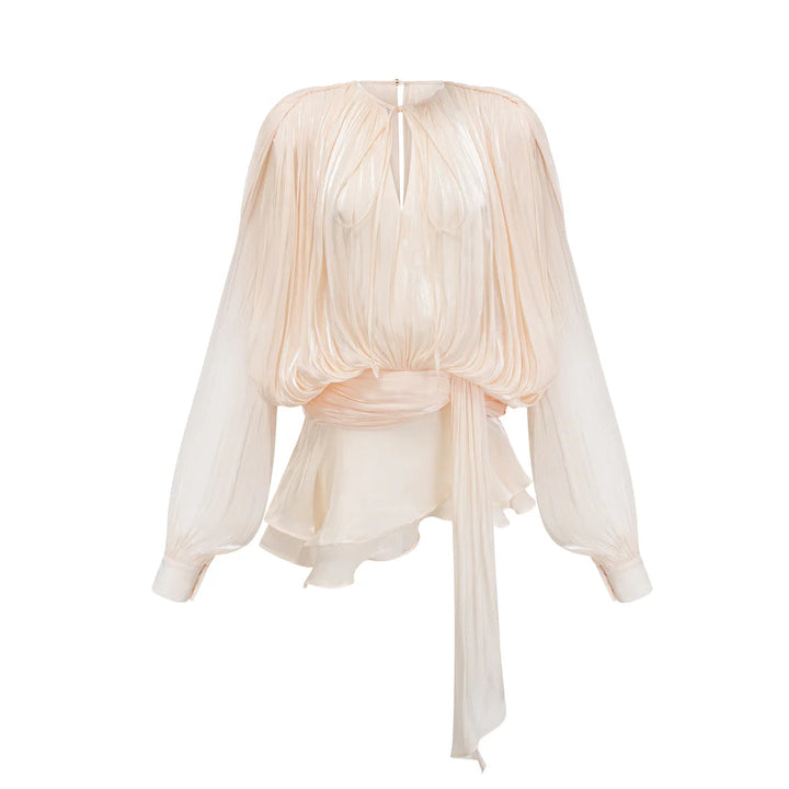 Seidenchiffon Bluse Aurora