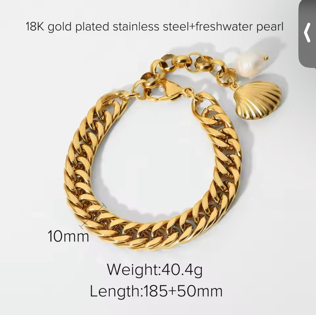 Bracelet en or Brise Océan