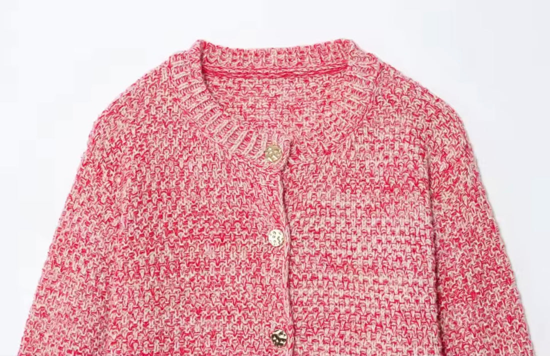 Amoria Knit – Kuschelige Damen Strickjacke mit Knöpfen