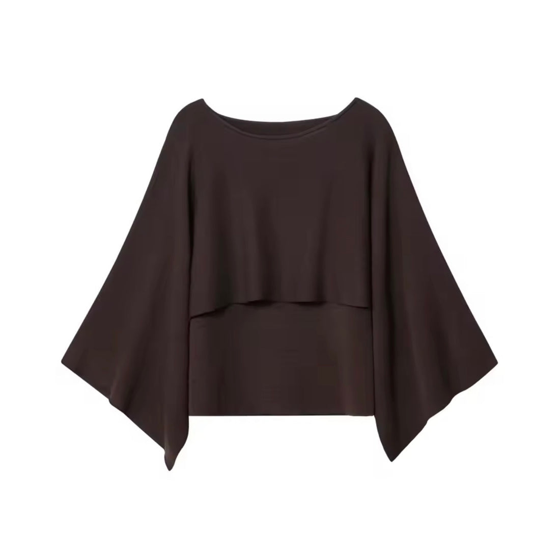 MAVANI Damen Pullover Oversize – Lockerer Pullover mit Fledermausärmeln, modern & bequem