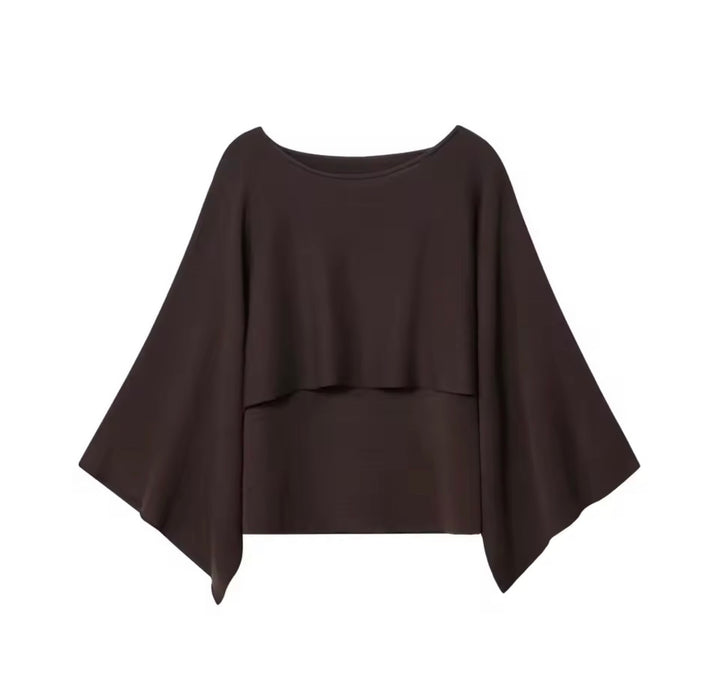 MAVANI Damen Pullover Oversize – Lockerer Pullover mit Fledermausärmeln, modern & bequem
