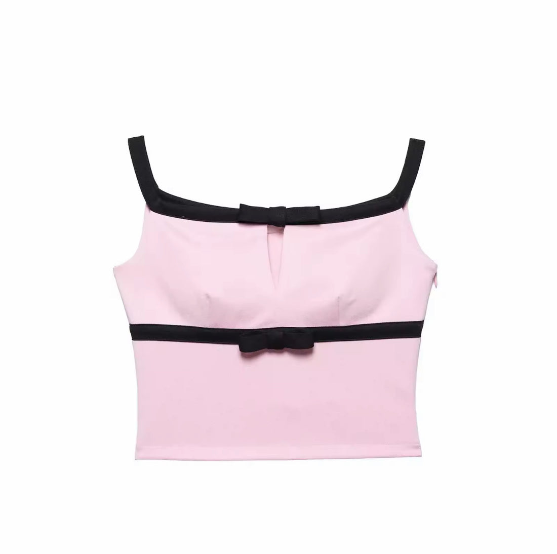 Zweiteiler Set Rosa – Crop Top & Minirock
