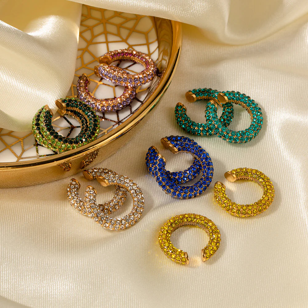 Bunte Ear Cuffs