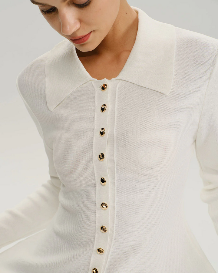 Élancé Cozy Knit – Damen Strickjacke mit Eleganz