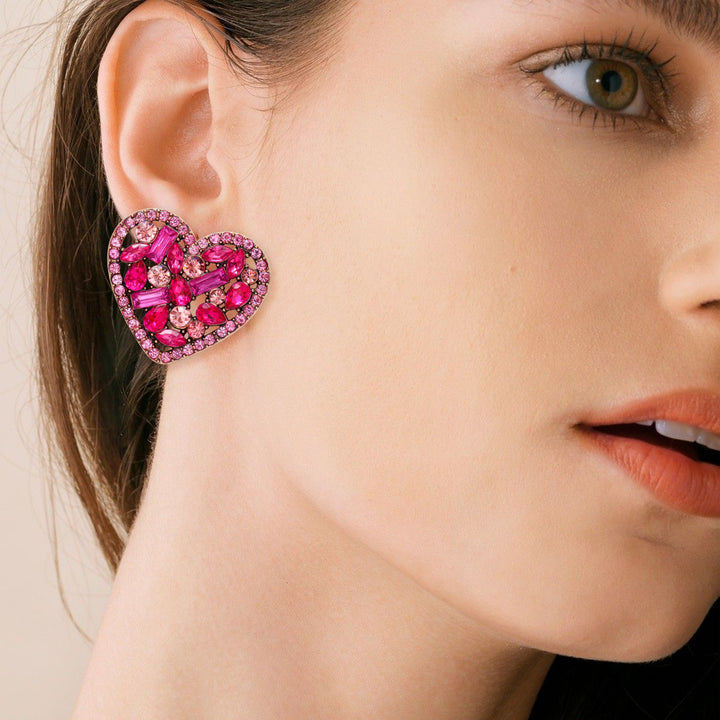 Herz-Ohrringe – Eleganter Luxus-Schmuck