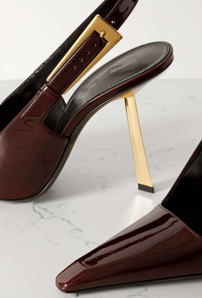 Velira Slingback – Bordeaux Gold