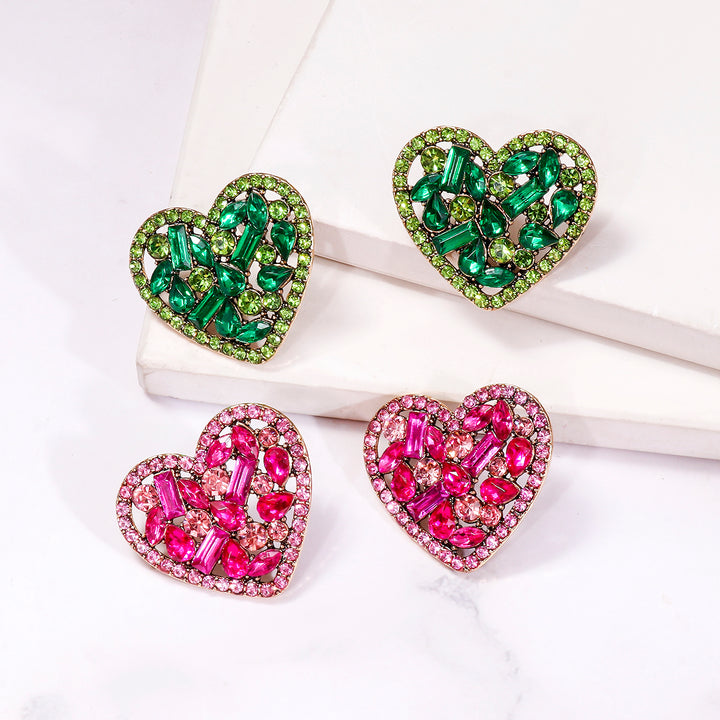 Herz-Ohrringe – Eleganter Luxus-Schmuck