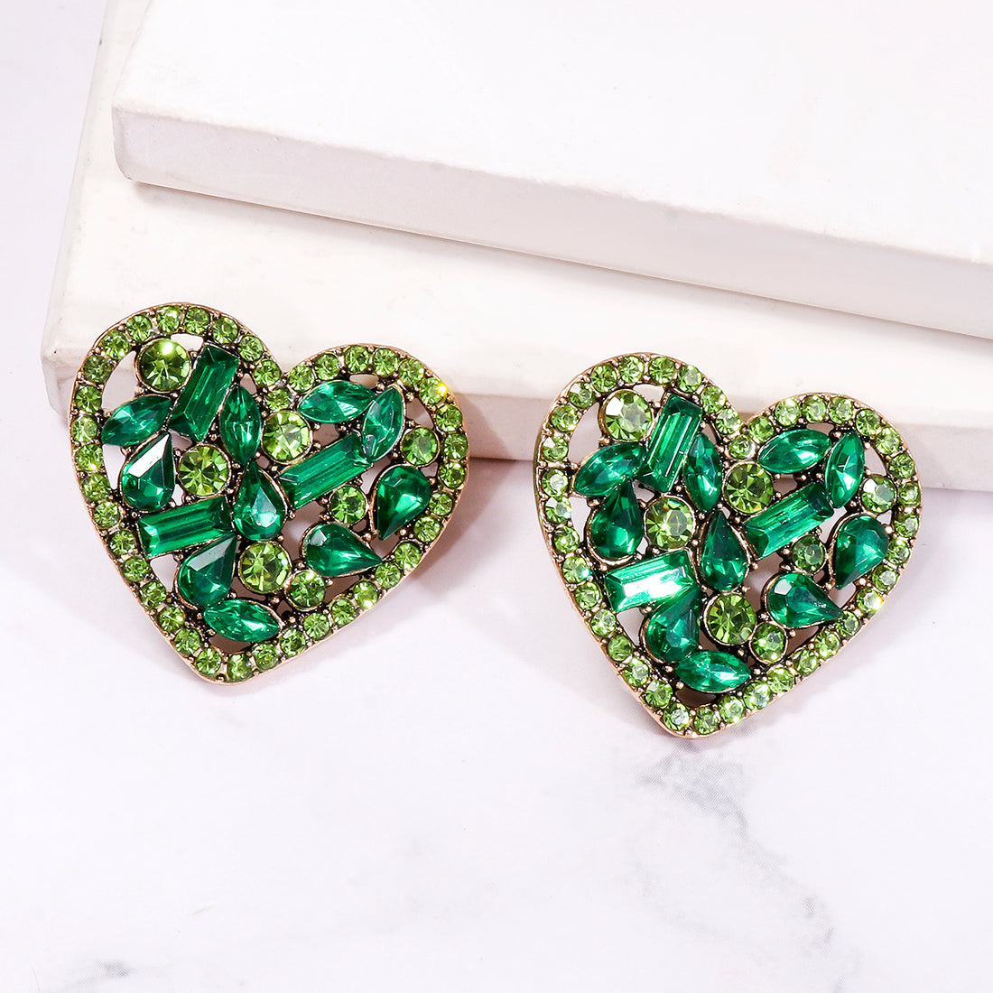 Herz-Ohrringe – Eleganter Luxus-Schmuck